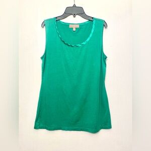 Banana Republic Luxe Touch Women’s Green Satin Tank Top‎ Medium